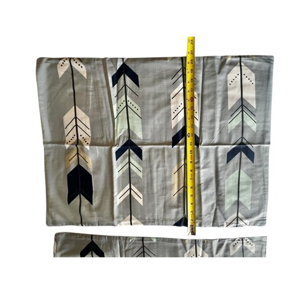 Home Collection Twin Size Reversible Duvet Cover & Pillow Shams Set Arrow NWT - Picture 12 of 16